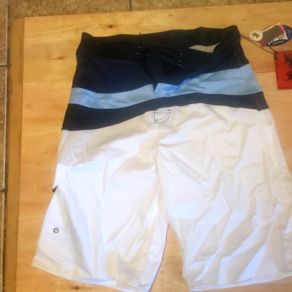 First wave swim trunks